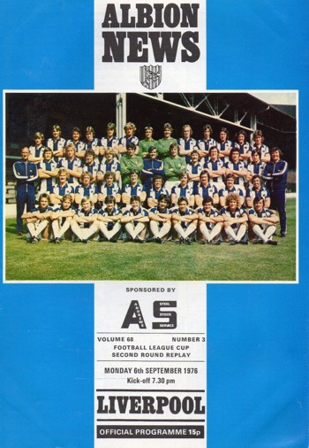 Match programme